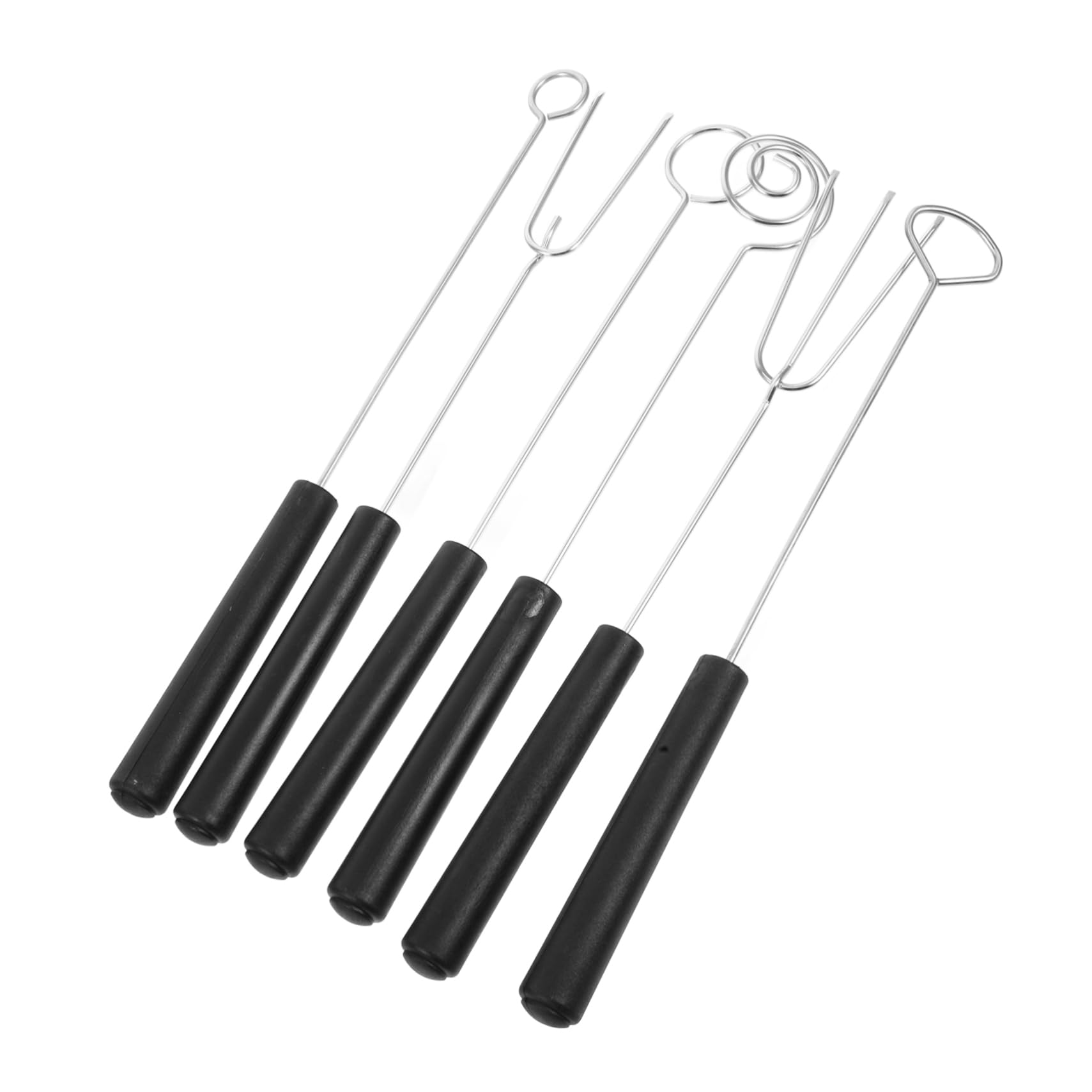 COLLBATH 6pcs Stainless Steel Fondue Fork Multiuse Chocolate Dipping Tools for Hot Pot Baking Fruit Portable Kitchen Supplies for and Efficient Cooking