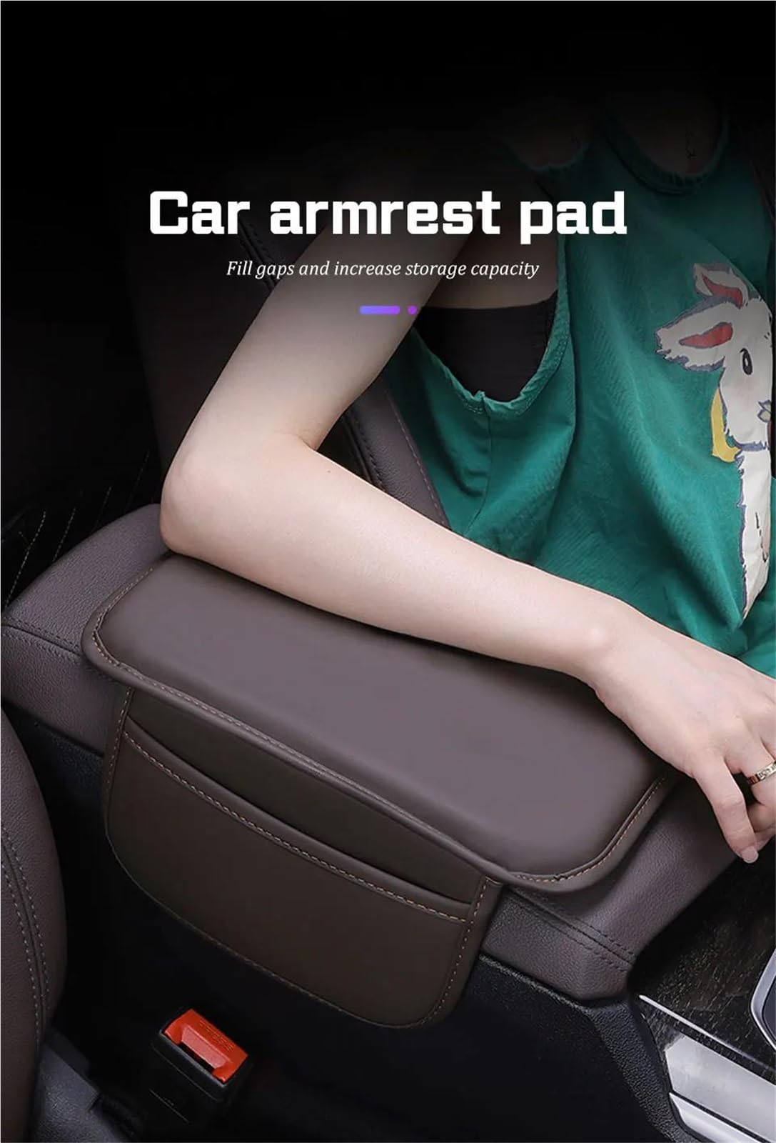 Copri Bracciolo Auto Per Line Per Sportage Per Carnevale | Per Kia GT Copertura Bracciolo Centrale Pelle Resistente Avvolgimento Morbido Resistente All'usura HIMIUSIKTC