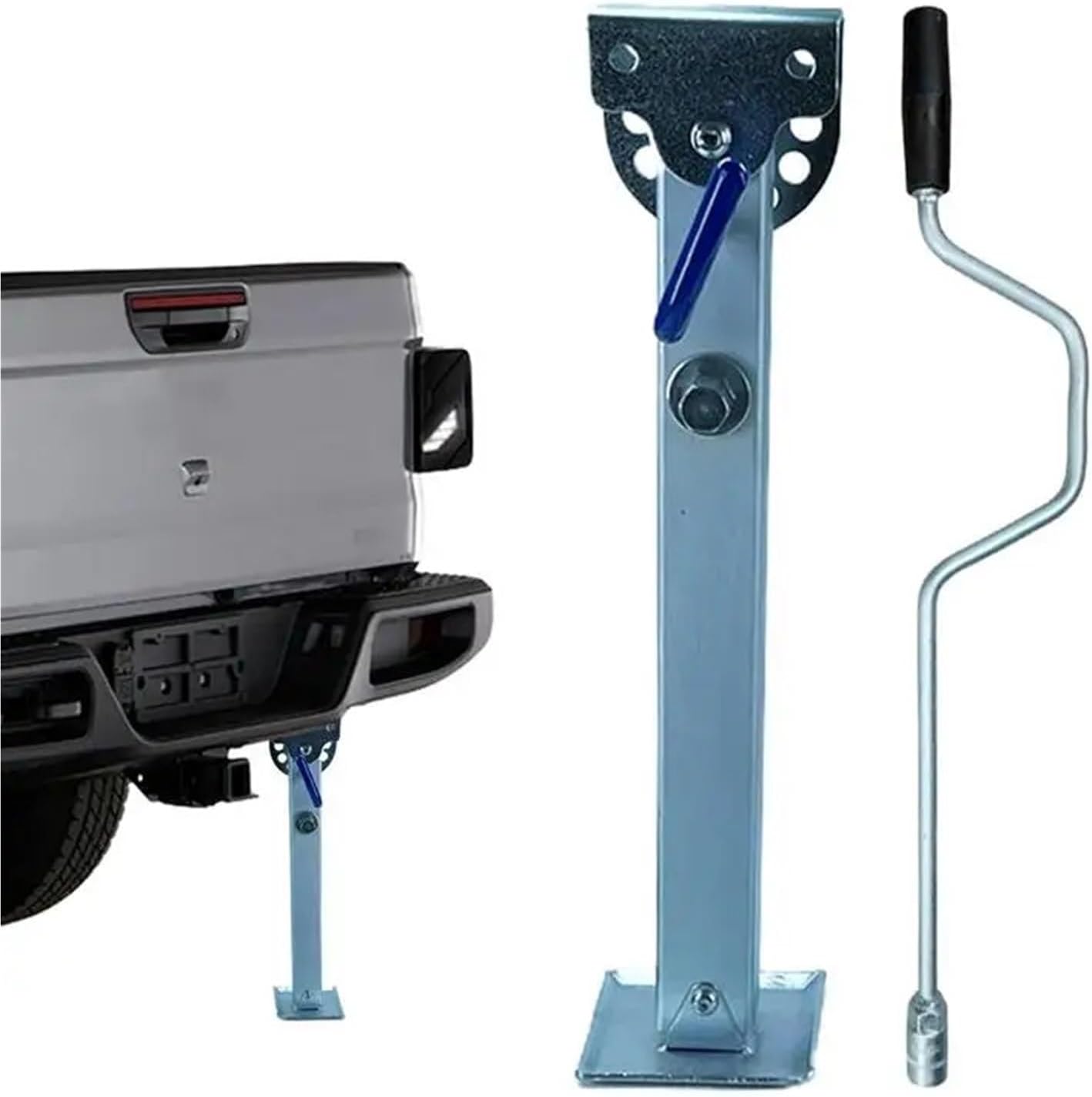 Stabilizer Jacks for Trailers Campers Caravan Motorhome Parking Camping Accessories Parts Components (1 Pack Black)