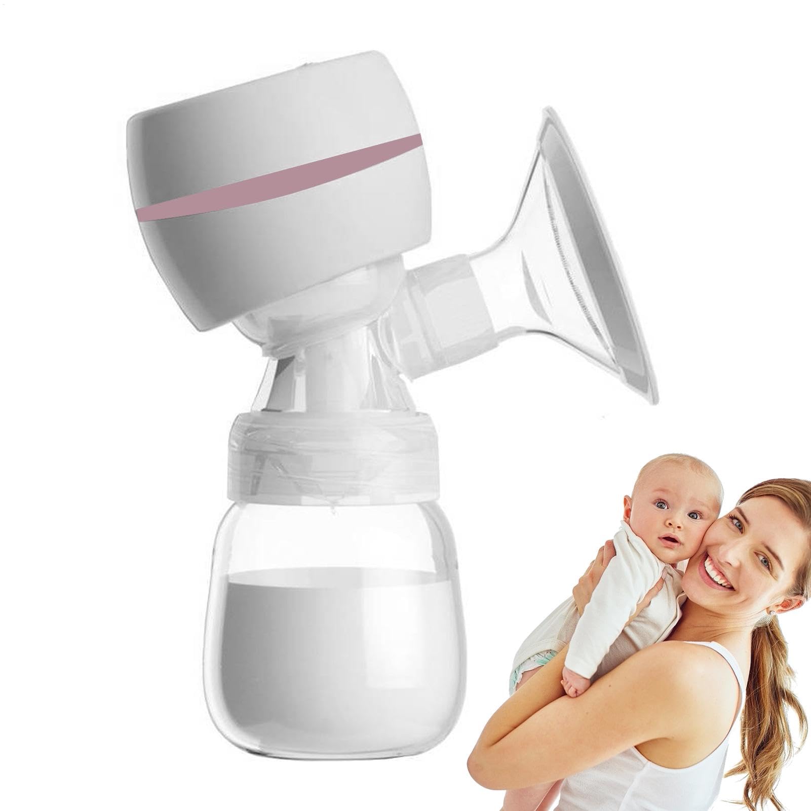 Pompa Di Allattamento Al Seno Elettrico - Pompa Di Allattamento Al Seno Indossabile Da 180 Ml | Estrattore Di Latte Portatile | Prodotti Di Infermieristica Ricaricabili, Automatici Silenziosi, Per Rag