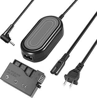 Gonine ACK-E8 Fonte de alimentação LP-E8 bateria fictícia para câmera DR-E8 Kit adaptador CA acoplador CC para Canon EOS Rebel T5i T4i T3i T2i, Kiss X6i X7i X5 X4, 700D 650D 600D 550D.