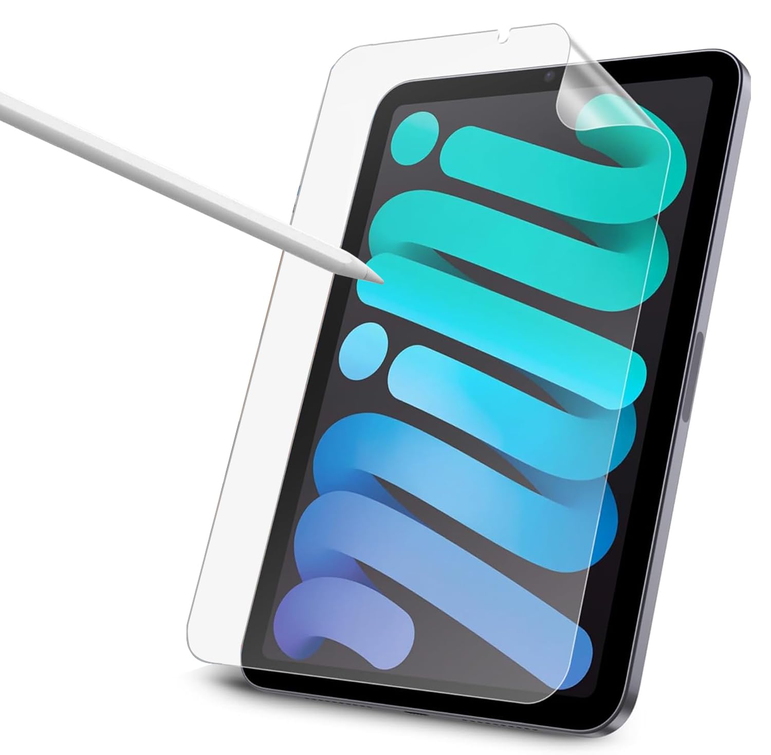 2-Pack Paperfeel Screen Protector for iPad Mini 7 (A17 Pro) 2024/iPad Mini 6 2021 (8.3 inch), Matte PET Film for Drawing, Writing like on Paper Anti-Fingerprint