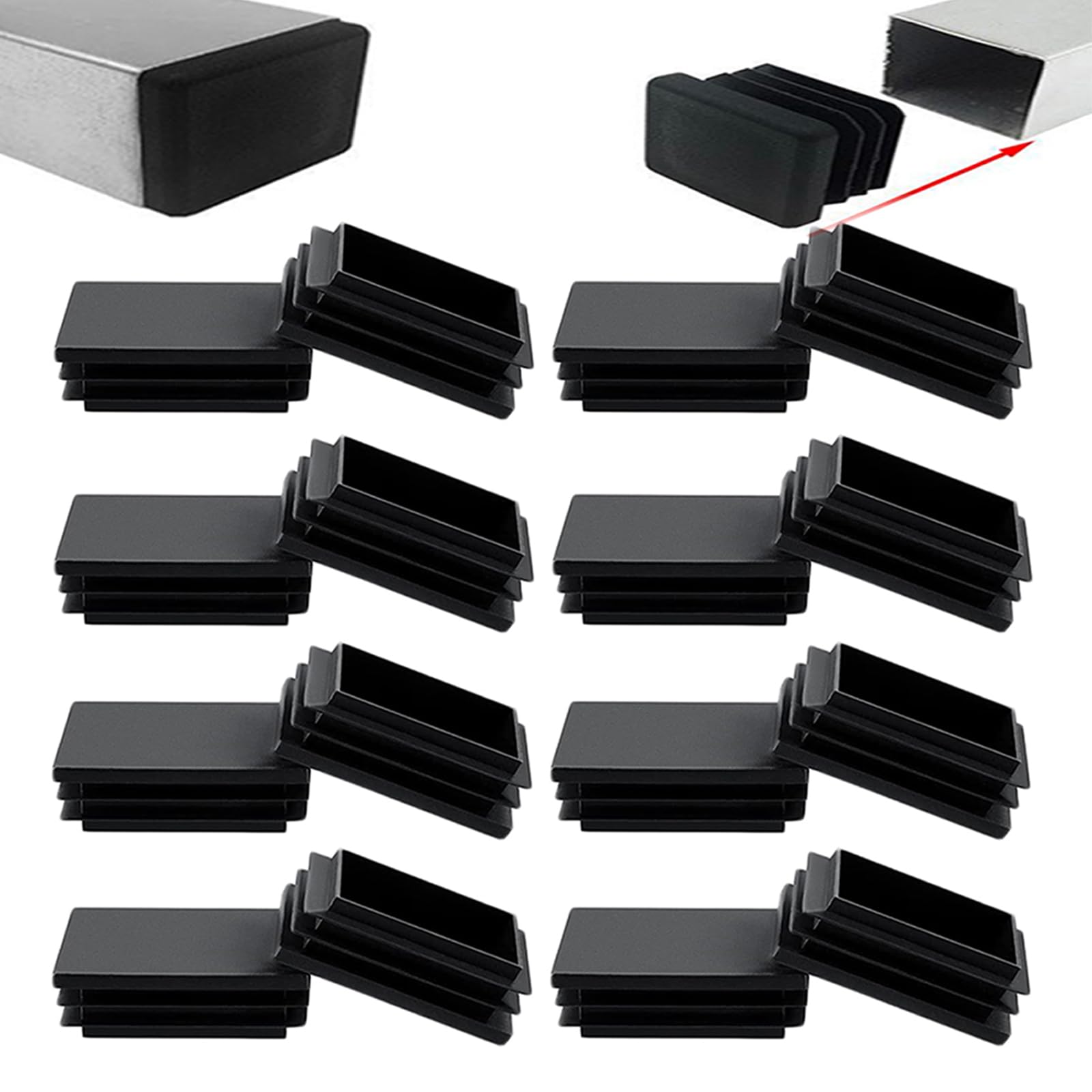 Zasvec Bouchon De Chaise 16mm 32 Pièces Embout Pour Chaise Bouchon En