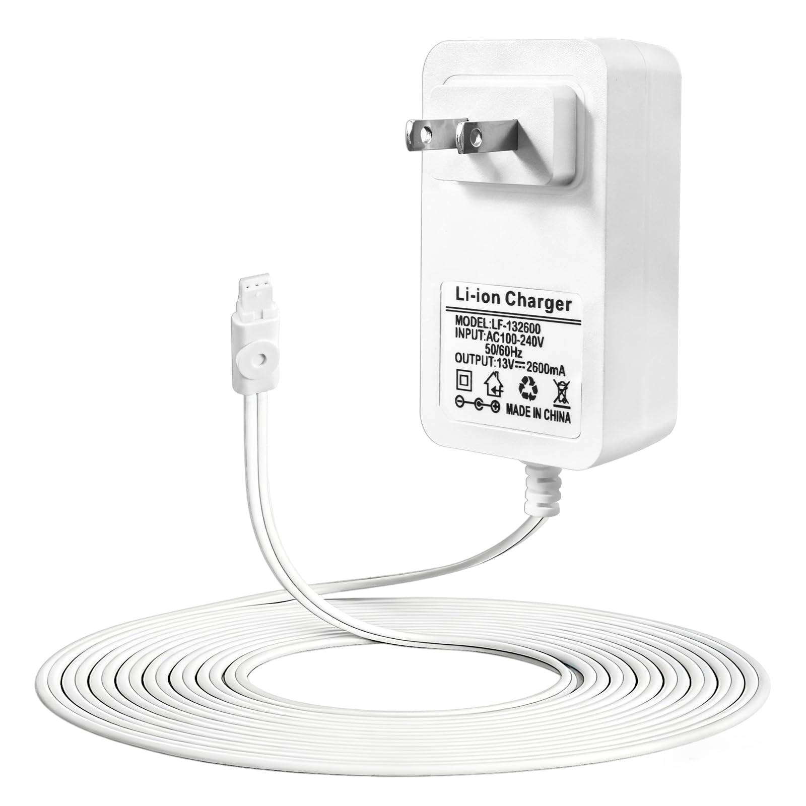 Photo 1 of 9025166 Charger for Somfy V2 Wirefree Motors, 13V 3-Pin Power Adapter