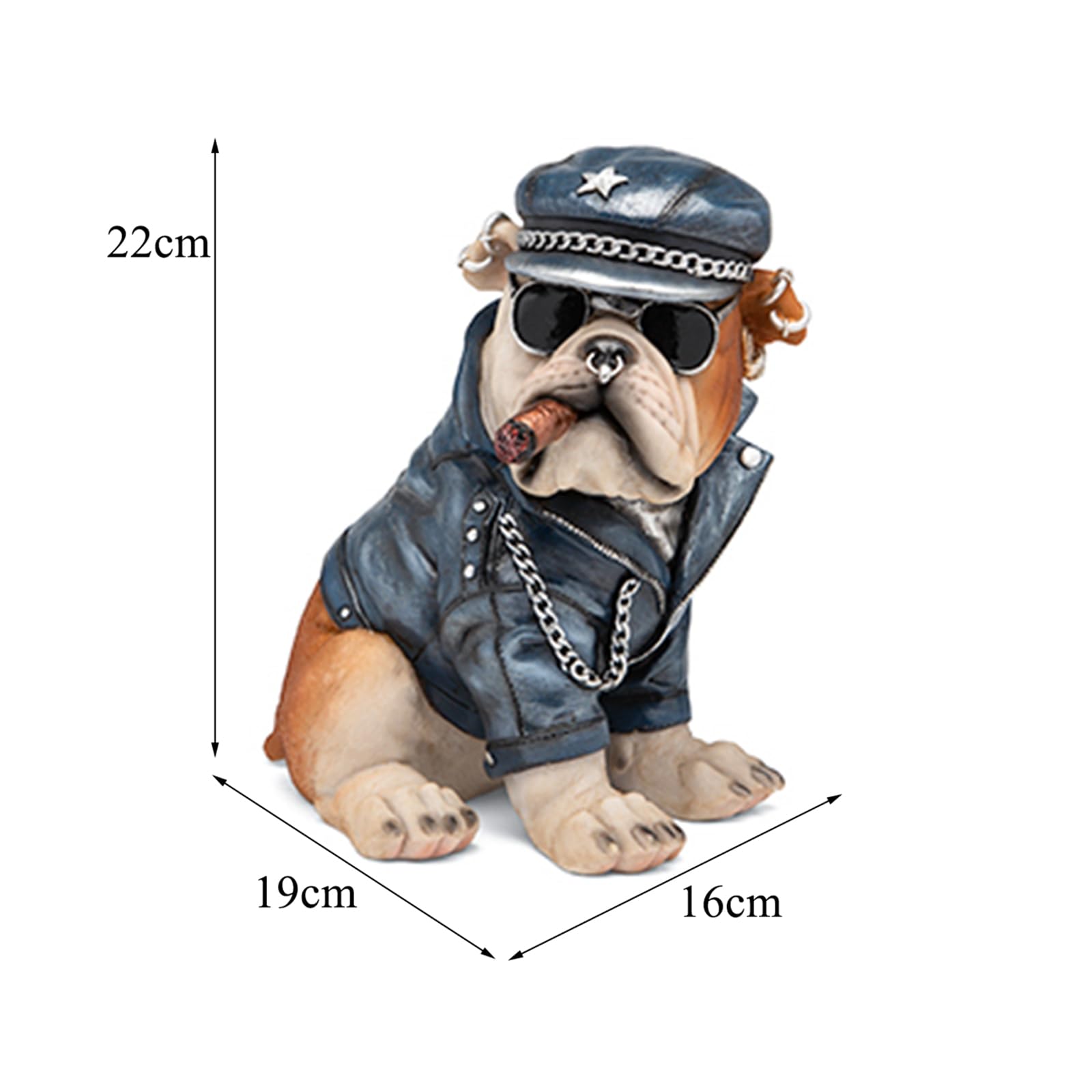 Amazon.co.jp: POYUFRG フレンチブルドッグ像、テーブルセンターピース