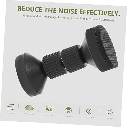 Miniatura 4 de Holibanna 4 piezas de muebles para evitar caídas para cabecero de pared, tapones de cama de pared, cabeceros de puerta de pared para cabecero de