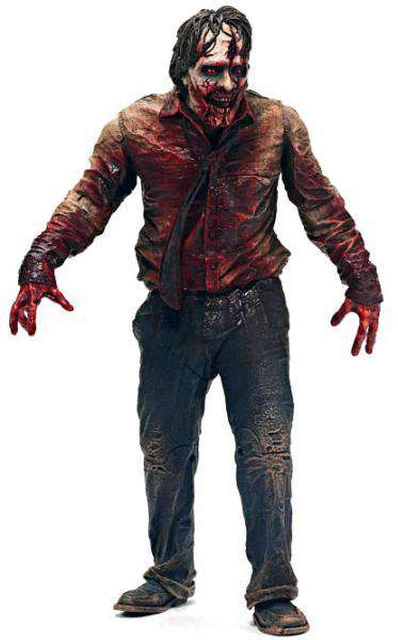The Walking Dead McFarlane AMC TV Serie 1 – Short Card Action figura – Zombie Biter (with Biting Action)