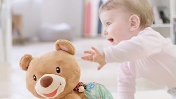 Vtech Baby Crawling with Me Bear - Interactive Plush Toy That Crawls, Counts, Speaks and Sings on Its Own - for Children Aged 9-36 Months