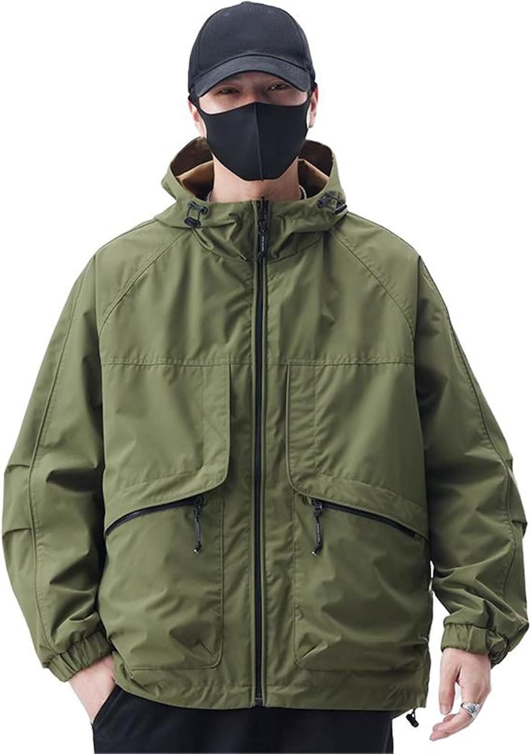 Spring and fall casual jacket men's American high street lapel workwear aviator Coat