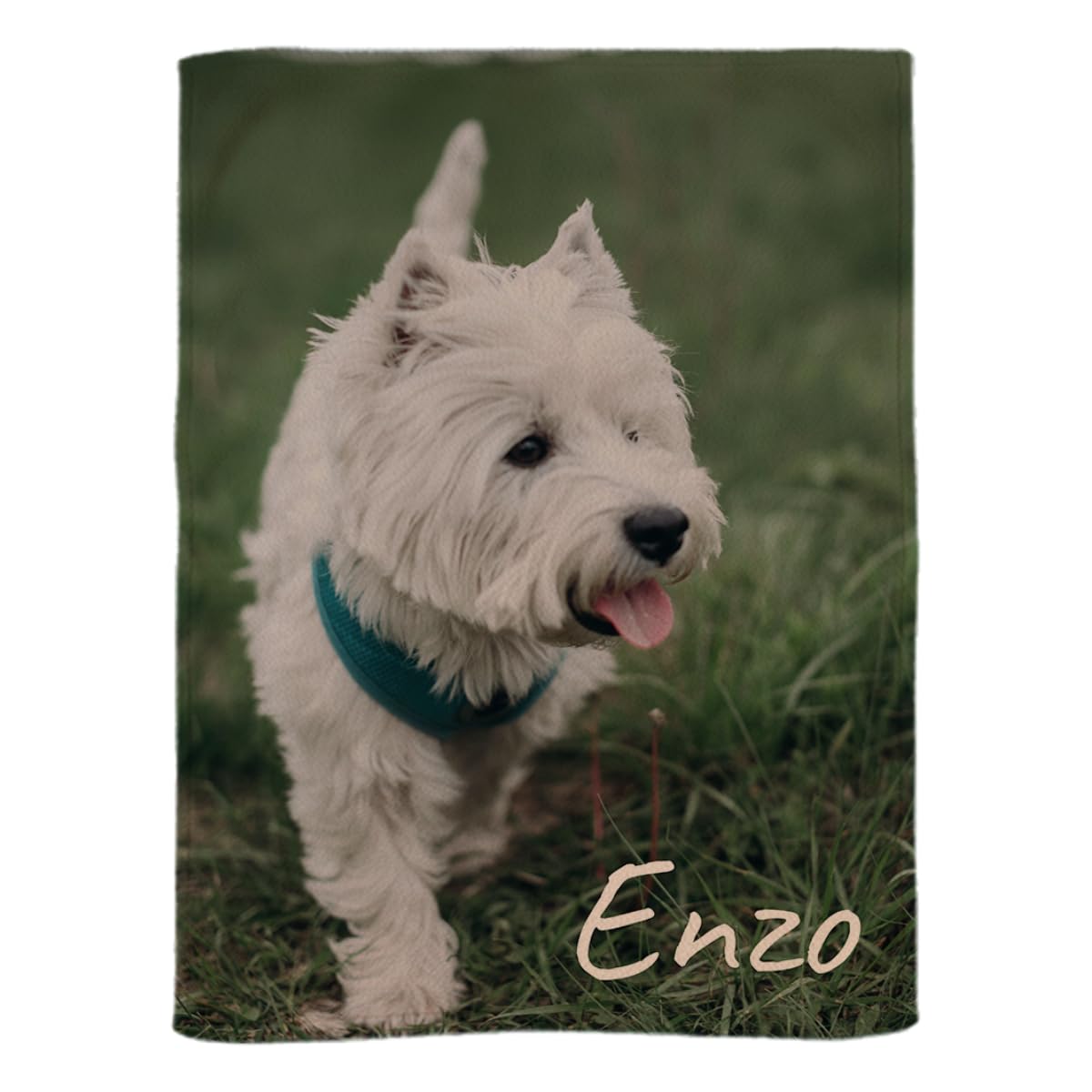 DEREGALOOS Manta Personalizada con Fotos. Manta Polar Ultrasuave 120×160 cm. Regalo Original para Familia, Mamá, Papá o Mascotas. Dia del Padre, Dia de la Madre (1 Imagen)