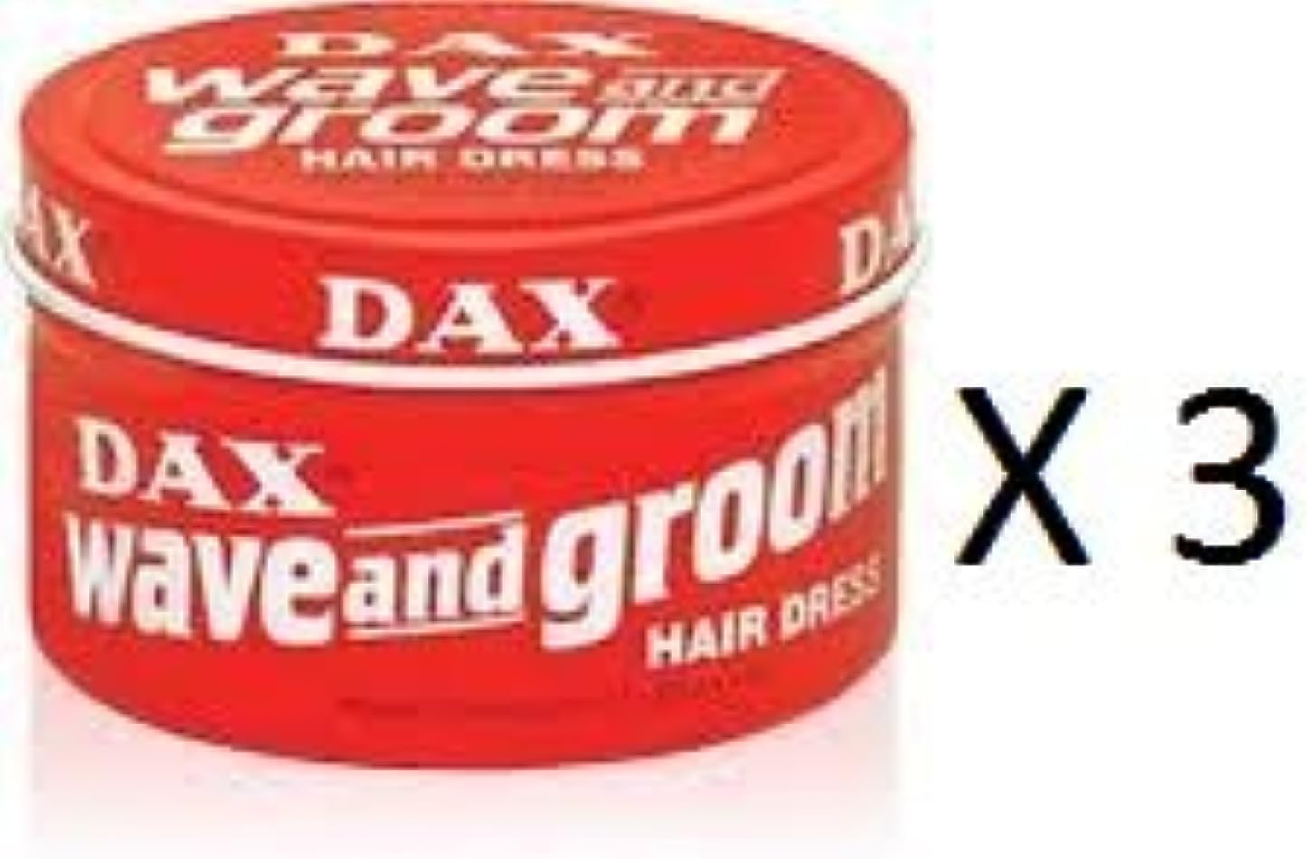 duck wax red wave & groom, 3 (triple) pack
