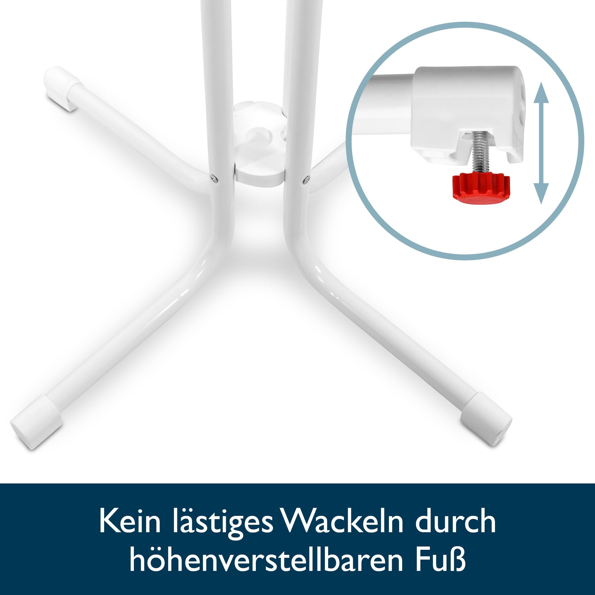 Beautissu 2er Set Stehtisch klappbar Stabiler Outdoor Bistrotisch