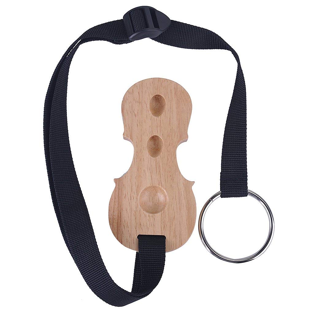 Cale-pique Protecteur de Fin en Bois Support Ancrage Antidérapant Portable pour Violoncelle - Bois