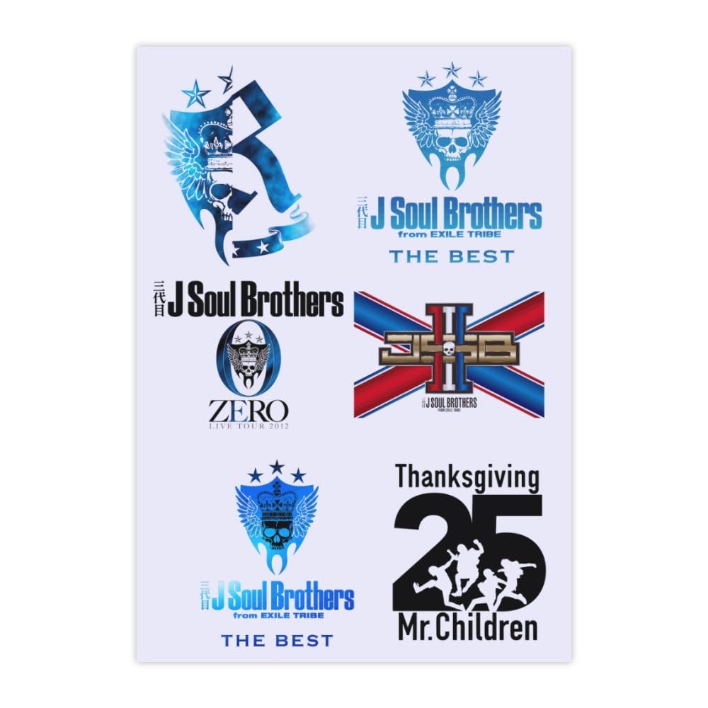 Amazon.co.jp: ステッカーセットミスターチルドレン 三代目 J Soul