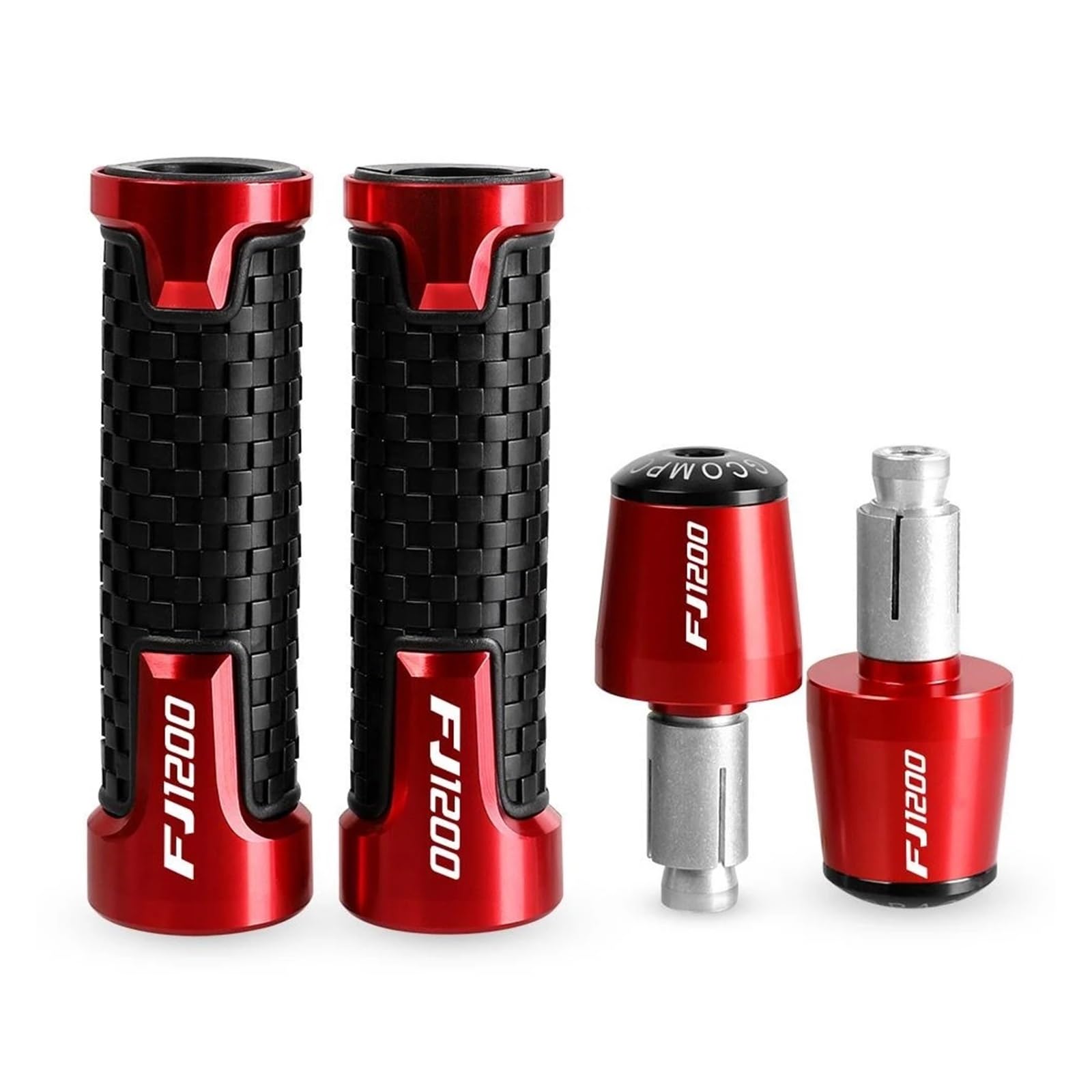 Gummigriffe für Motorräder Für YZF FJ1200 1991–1995 7/8" 22 Mm Lenkergriffe, Lenkerendkappen, Motorradzubehör