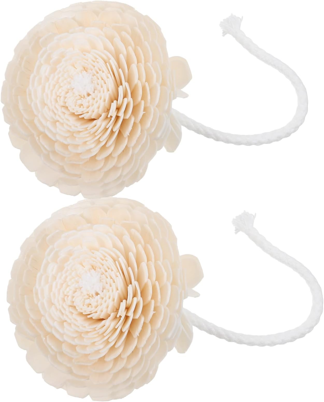 Yardenfun 2Pcs Creative Flower Aromatherapy Diffuser Decorative Fake Flowers for DIY Crafts Home Decor and Aroma Bottles for Bedrooms Living Rooms and More