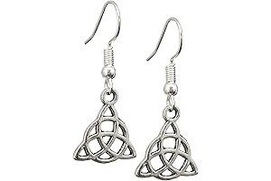Celtic Triquetra Trinity Knot Earrings: Timeless Spiritual Adornment