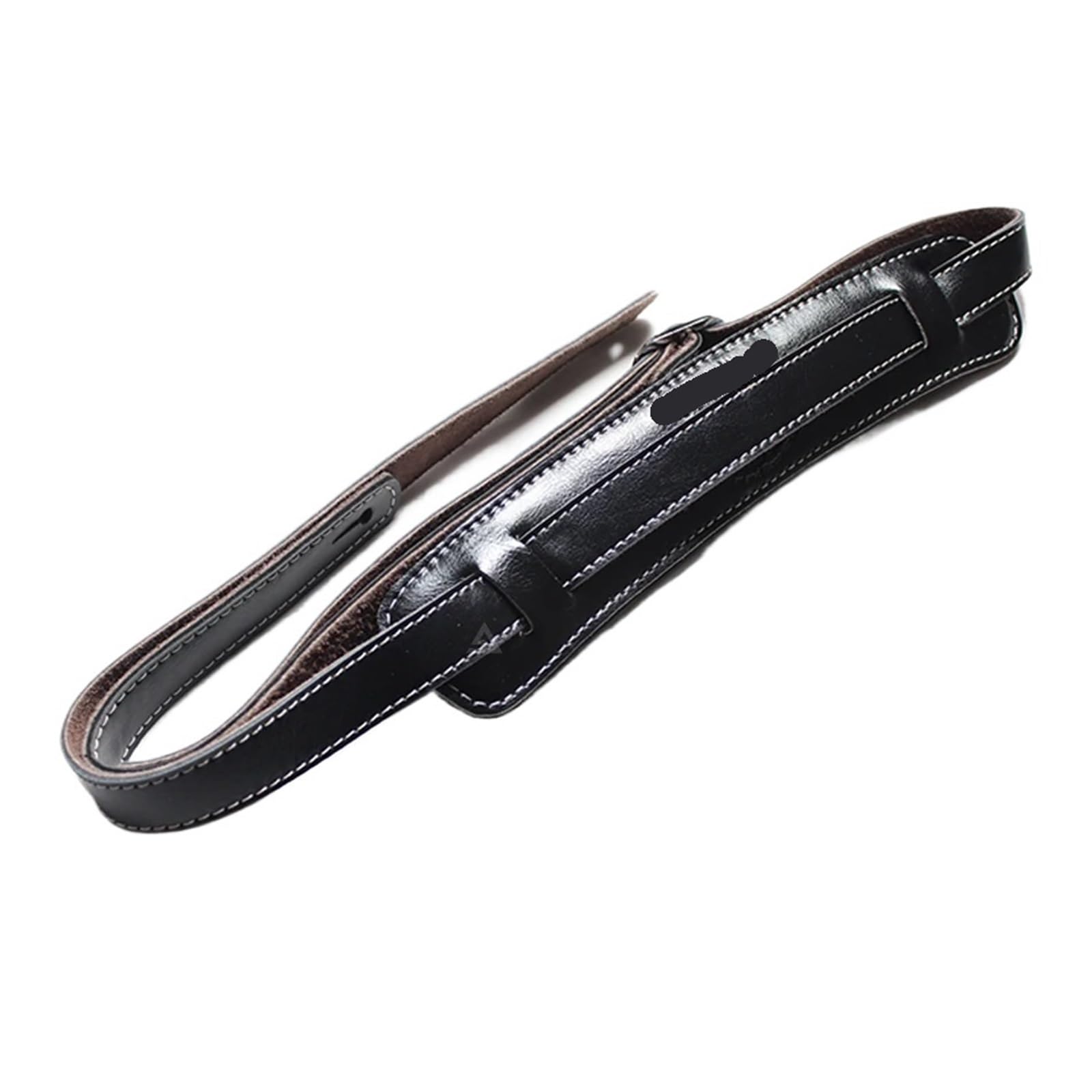 Correa de guitarra acolchada cuero suave y ajustable, gruesa, for eléctrica, acústica bajo Para Guitarras Bajas
