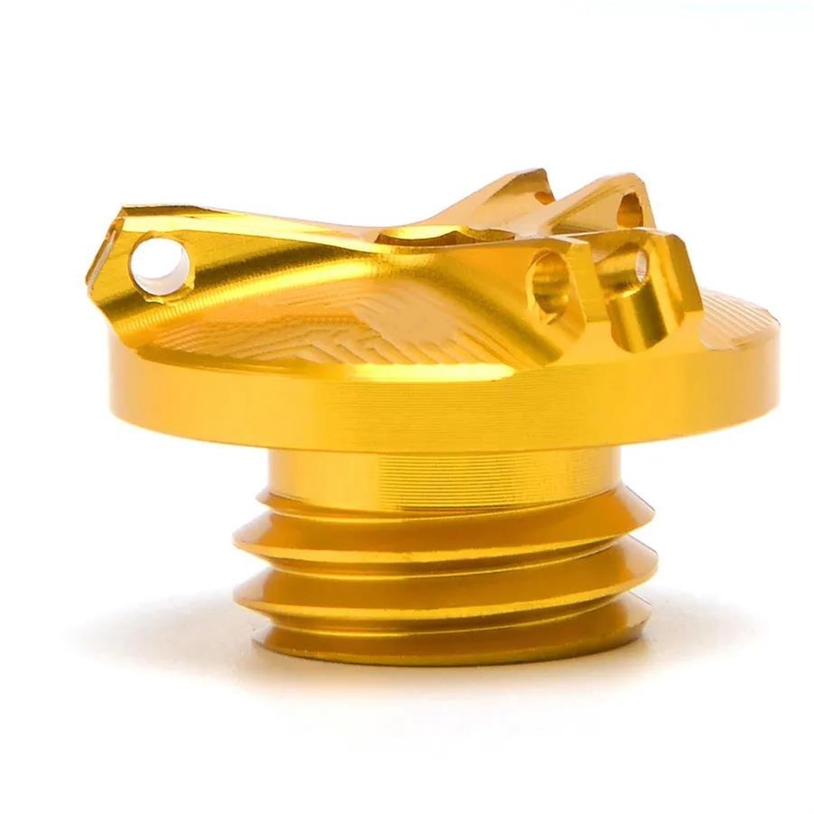 Tapón de depósito líquido Frenos para Motocicleta, tapón llenado Aceite Motor para TMAX 500 530 SX/DX 560 Reemplazo | 3pcs Caps Gold