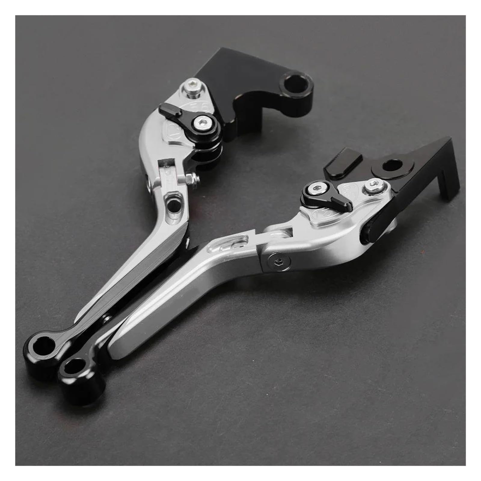 Mamxvkvzeu P Motorbike Brake Clutch Handle Levers Motorcycle Folding Brake Clutch Lever Handle Levers Adjustable For Ninja500 Z500 Z 500 2024 2025(P)