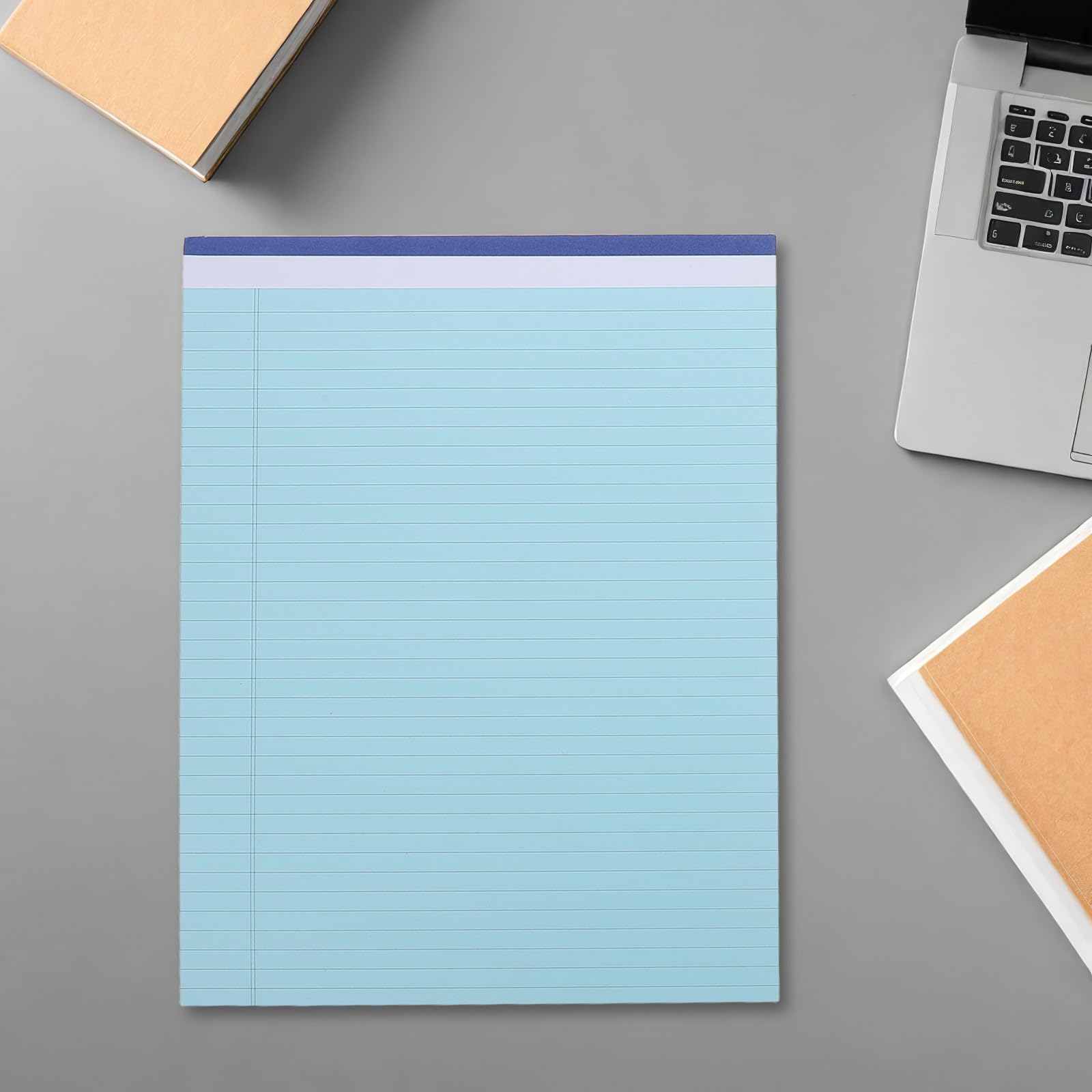 IMIKEYA 8 Stück Notizblock aus Papier für Schreibtisch mit Gelochten Blättern College Linierte Blätter für Glattes Schreiben und Effiziente Organisation Glatter Oberflächen
