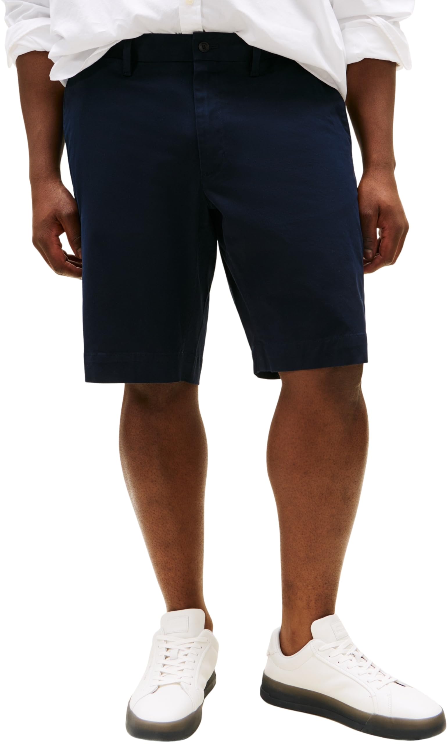 Tommy Hilfiger Men’s Brooklyn 1985 Slim Fit Chino Shorts, Blue (Desert Sky), 40W
