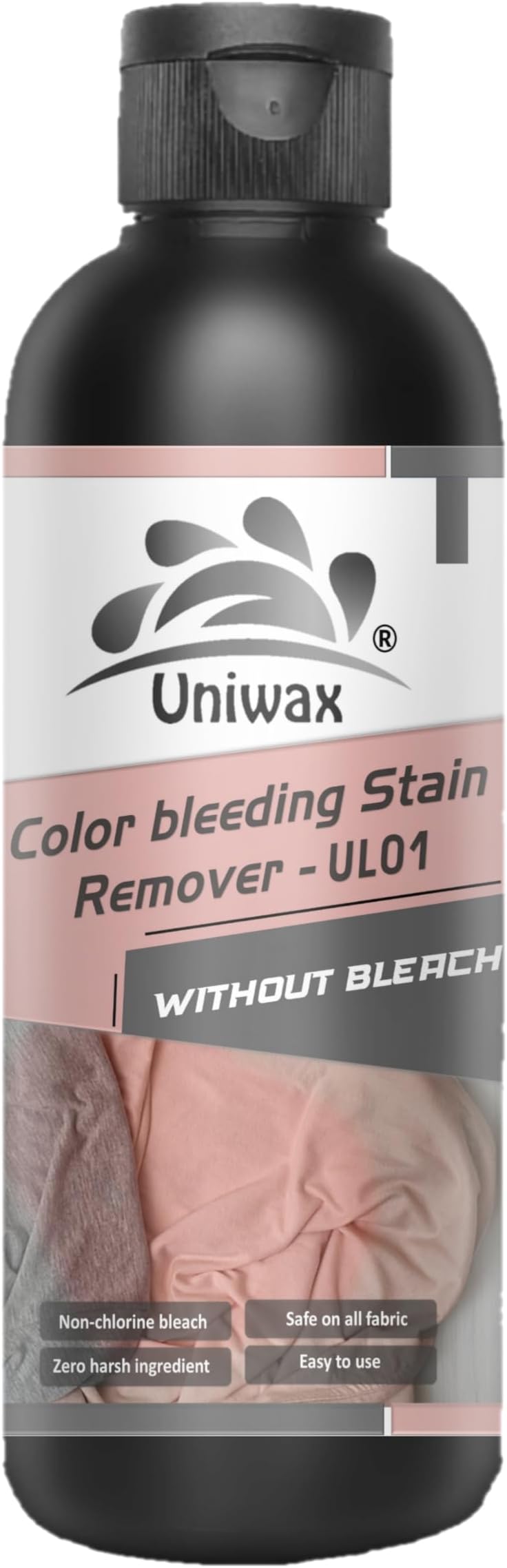 UL01 Colour Bleeding Stain Remover without Bleach, Colour Stain Remover for Fabric 200 ml, 1 Pack