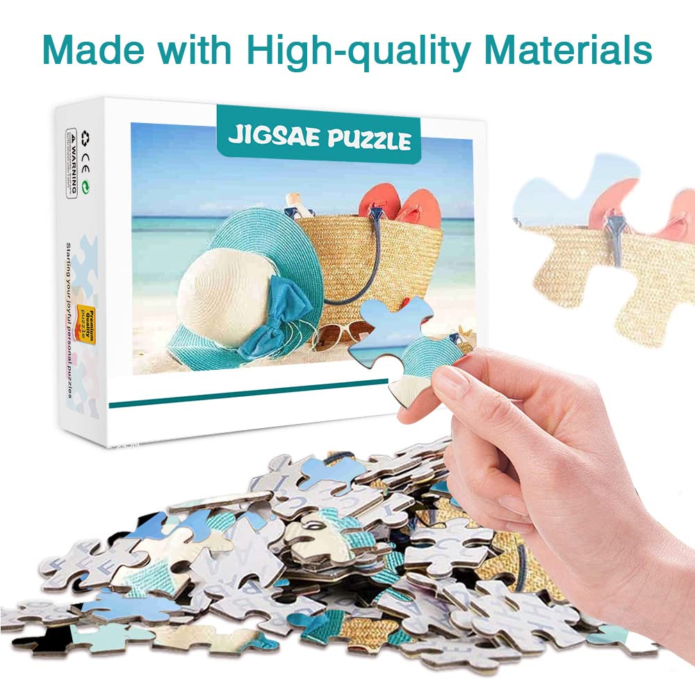 Puzzle 1000 Pezzi Per Adulti - Castello Incantato In Stile Cartoon - Sfida Rilassante Per Famiglie, Grande Formato 74,9x50 Cm Con Poster Bonus - 3