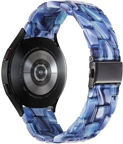 Miniatura 2 de SPINYE Correa compatible con Samsung Galaxy Watch 66 ClassicGalaxy Watch 55 Pro  44 Classic  3 1.614 in  Active 2, correa de repuesto de resina