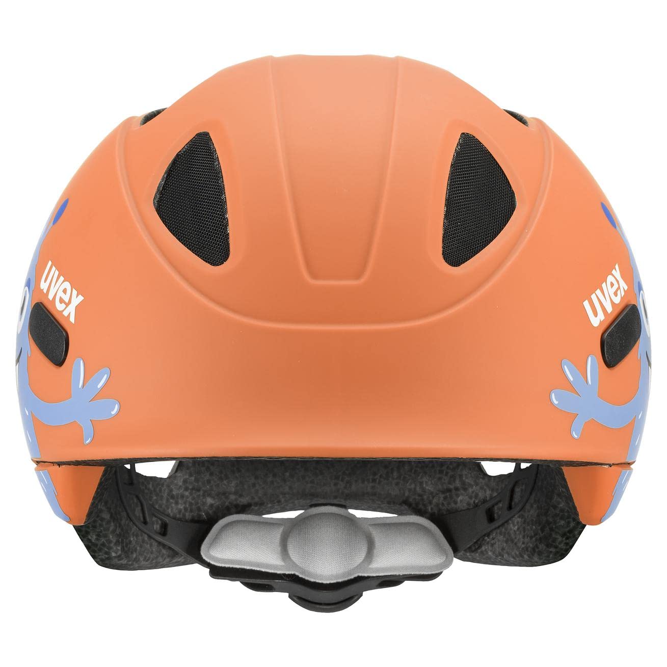 uvex oyo style - lekki kask rowerowy dla dzieci - zintegrowana ochrona boczna - indywidualna regulacja wielkości - monster papaya matt - 45-50 cm