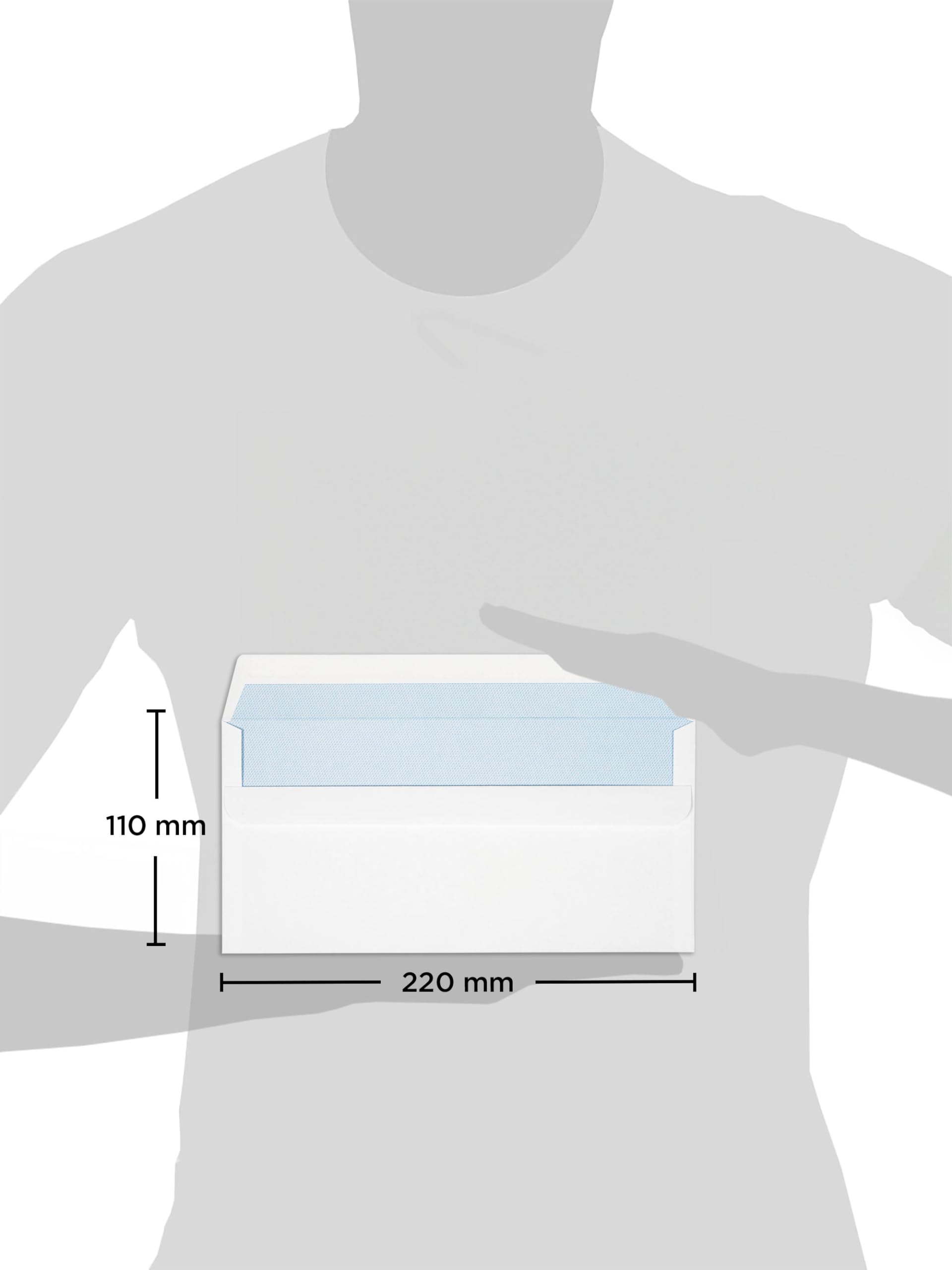 Blake Purely Everyday DL - 110 x 220 mm 75 g/m² Enveloppes Autocollante (12772) - Boîte de 1000 (Lot de 3)