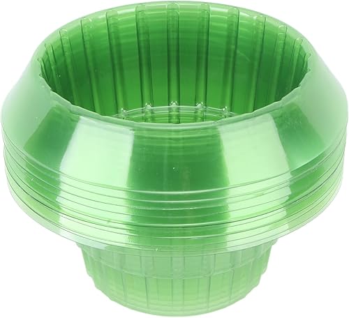 Miniatura 3 de TOPINCN 10Pcs Garden Cloches Flowers Covers Domes Vegetable Green Plant Cover Small Round Covering Protection Cover Plastic Circular