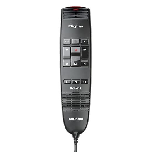 Grundig PDD8200 Digta Sonicmic 3 Classic USB Microphone Dictaphone