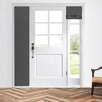 Vista 21 de Cortinas para puerta de aula, cortina de ventana con protección total de privacidad, panel de ventana opaco sólido, para puertas de vidrio, puertas