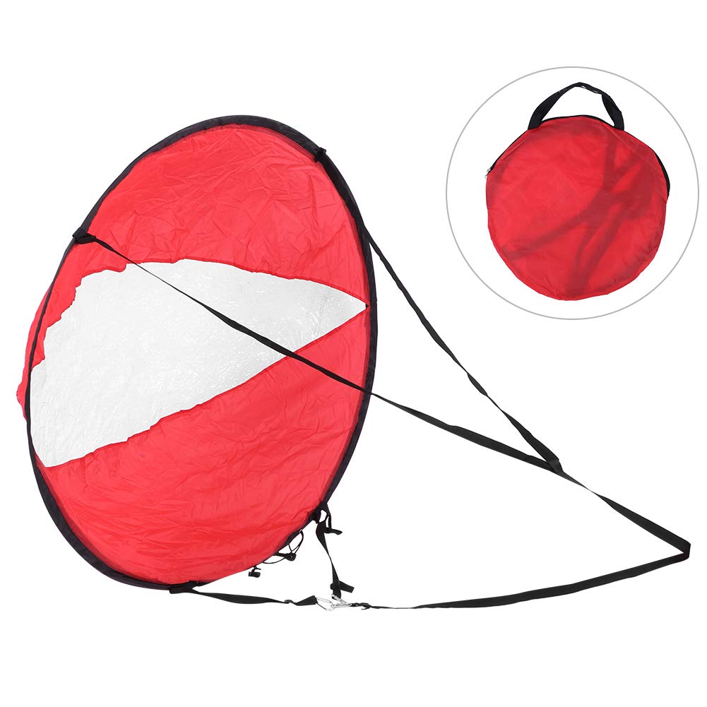 Brrnoo Voile de Vent pour Kayak et Canoë Voile Compacte en Polyester Léger