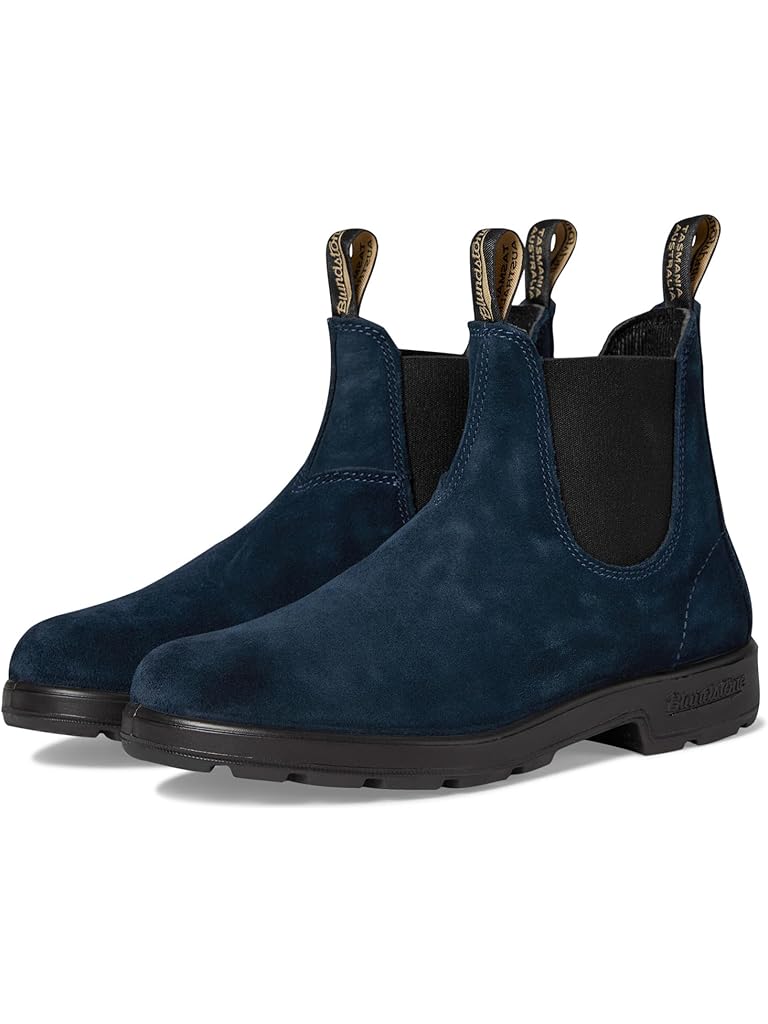Blue Blundstone Original 500 Chelsea Boots