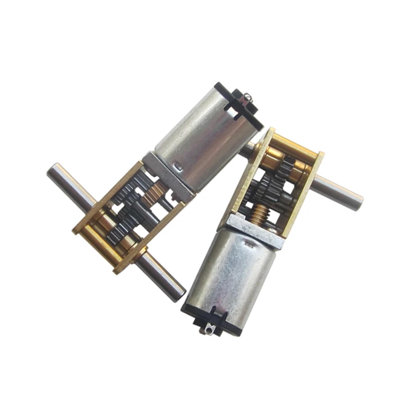 3~12V GA12-N20 Schneckengetriebe-Gleichstrommotor Doppel-/Doppelwellen mit Selbsthemmung 1St(6v 190rpm)