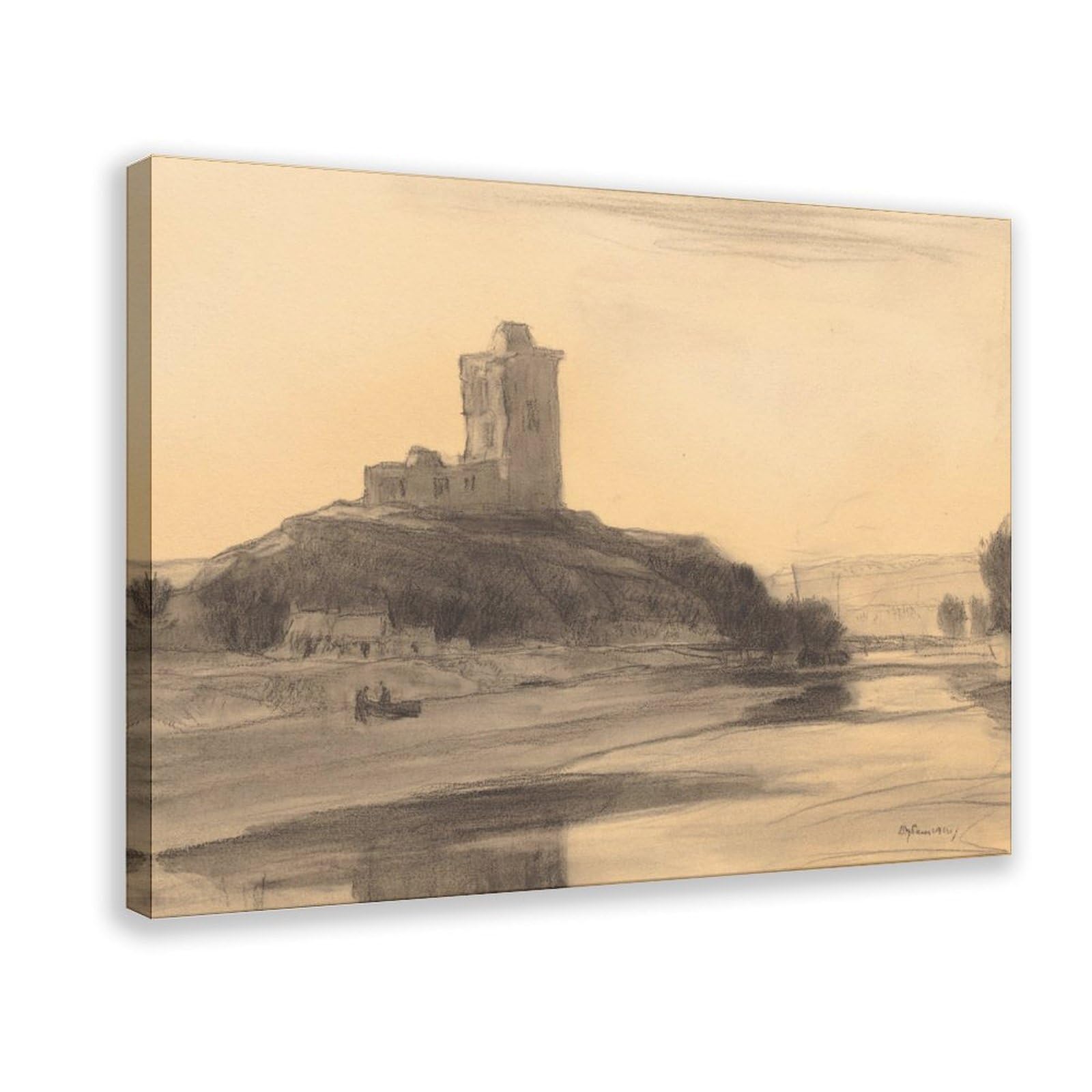 YRVSHC The Red Castle Canvas Poster for Dorm Room Decor Gift