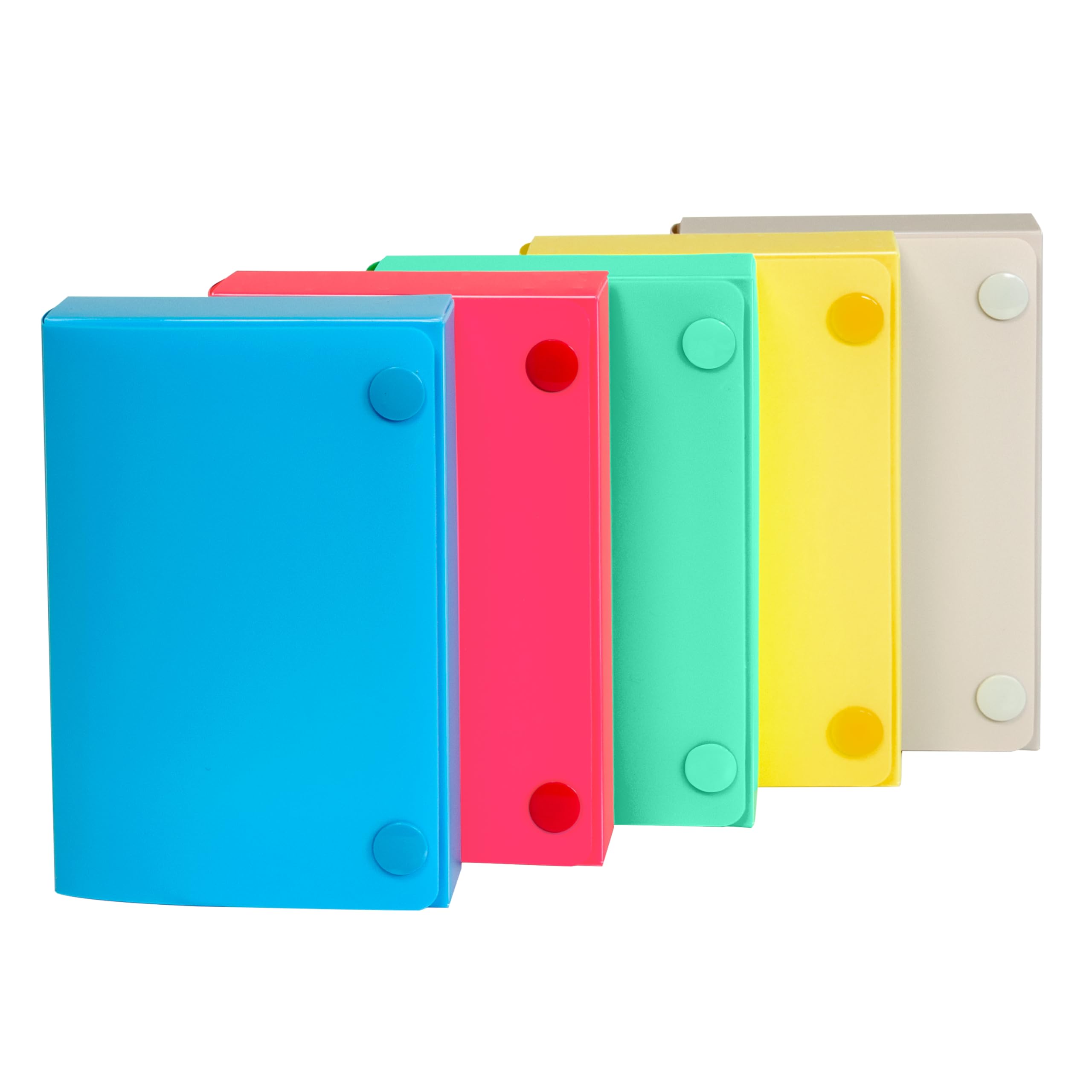 Line Index Card Case, verschiedene Farben Poly (24 Behälter) for 3 x 5-Inch Cards