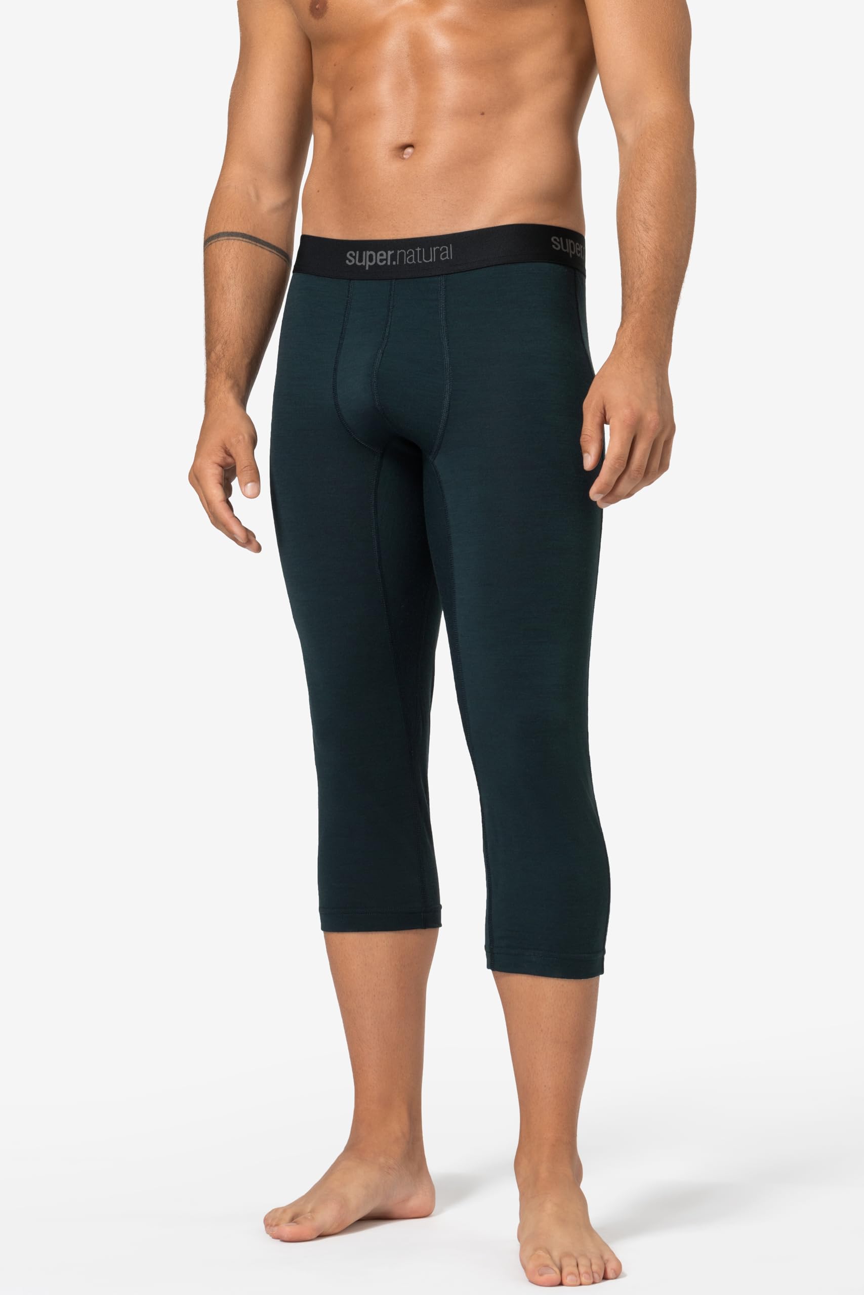 super.natural Herren Baselayer-Hose M Tundra175 Tight 3/4