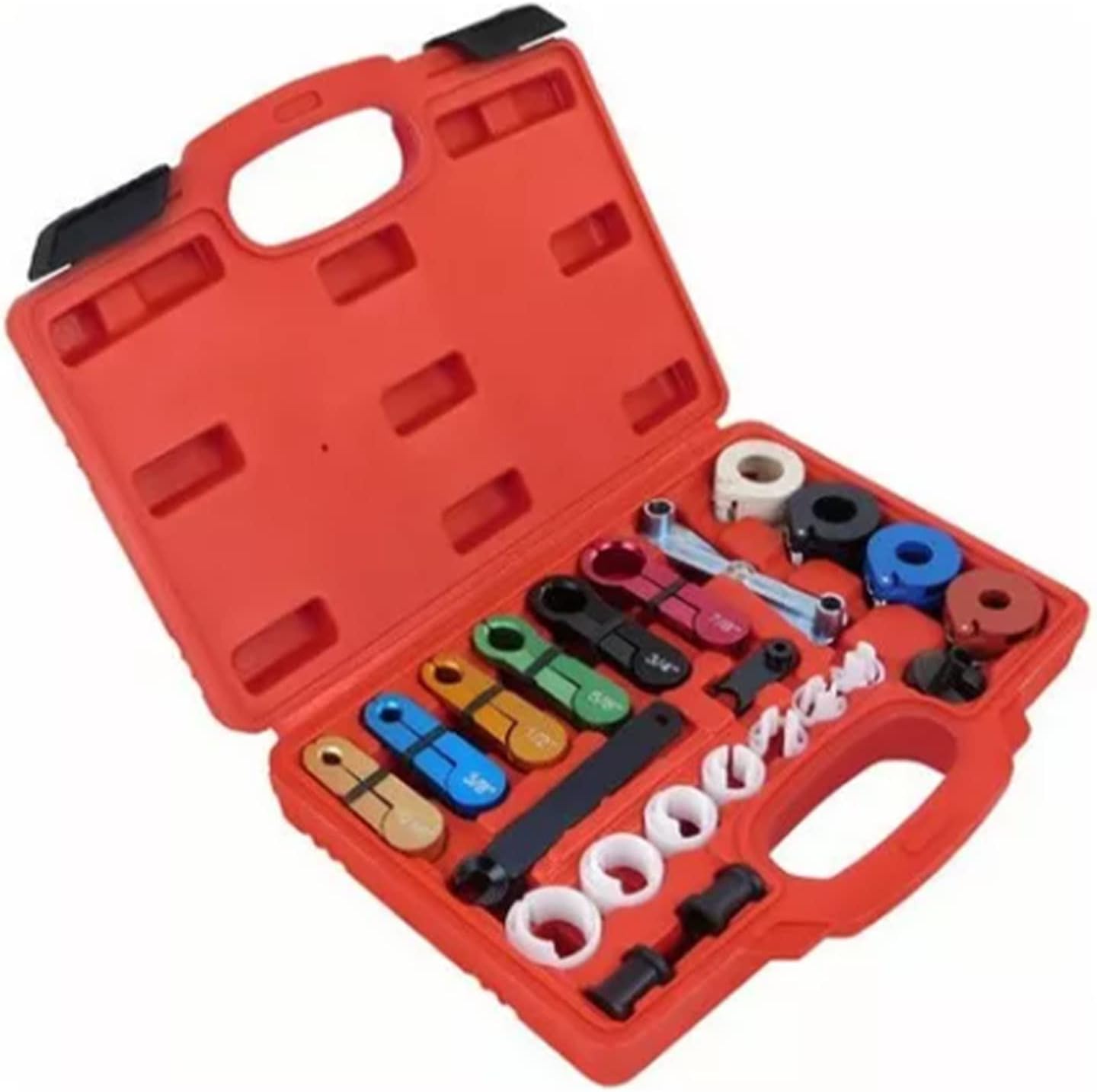 22Pcs Master Quick Disconnect Tool Set Fuel Line Disconnect Tool Set for AC Universal Aluminum Alloy AC Line Disconnect Tool Kit for Vehicles