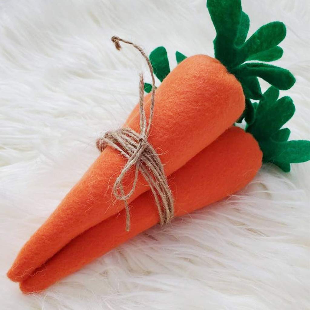 Uitndvyte Artificial Carrots Simulation Vegetables Fruit Carrot for Kitchen Restaurant Hotel Home Easter Decoration Photo