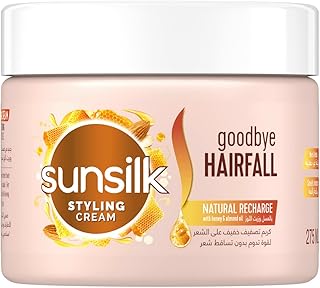 SUNSILK Hair Cream, For Hair Fall & Damaged Hair With Honey & Natural Almond Oil, Non Greasy, 275 ML