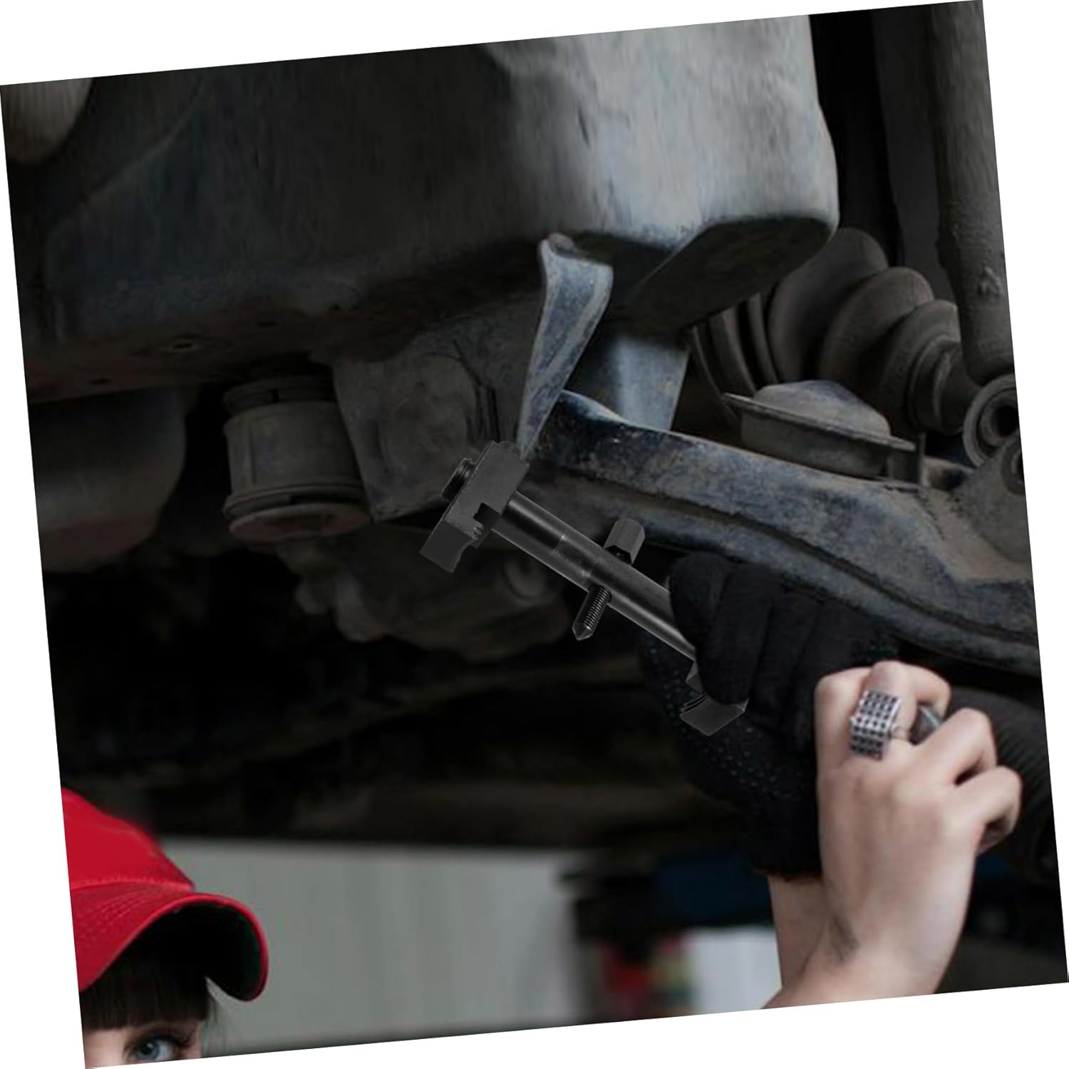 Crankshaft Pulley Removal Tool Durable Slip Design for Easy Crankshaft Timing Pulley Disassembly Compatible with Vehicle Models