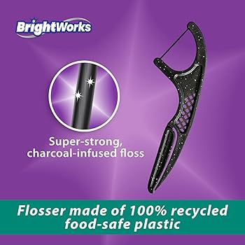 Amazon.com : Brightworks ECO Sustainable Floss Picks - 225 Count