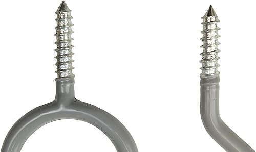 Miniatura 3 de Shepherd Hardware 8098E - Ganchos y ganchos en Y de acero multiusos, resistentes, 12 piezas, color gris