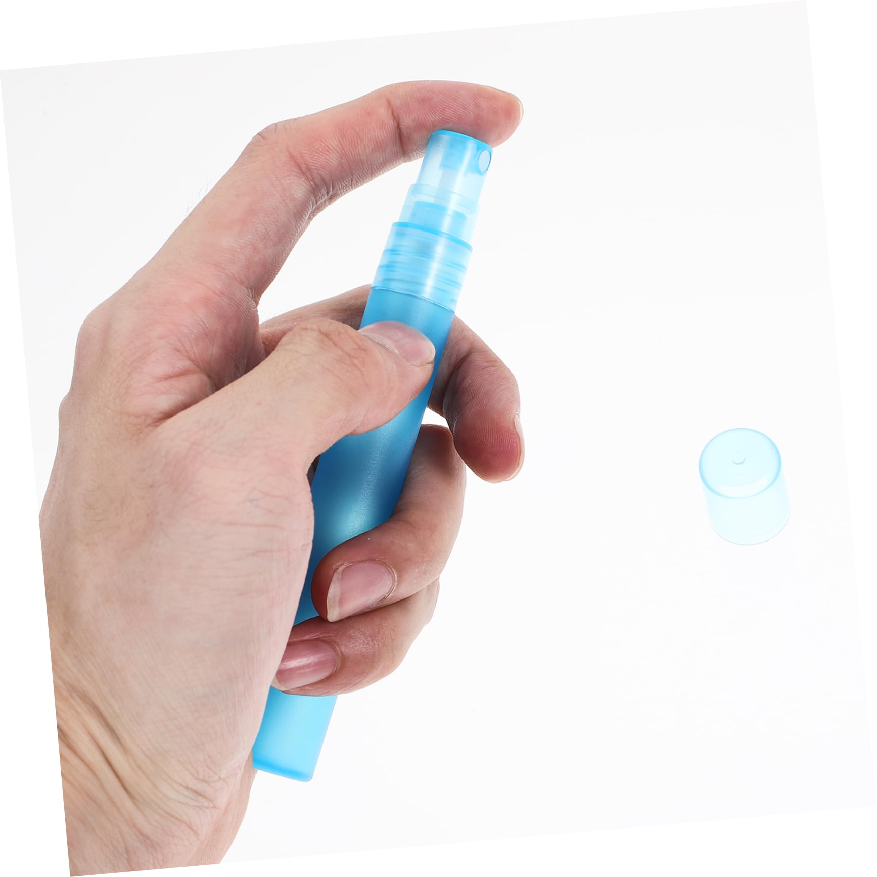 BESTYASH 10 Ensembles Flacon Pulvérisateur Portable Lot De Bouteilles De Voyage Colorées Transparent Pour Cosmétiques Et 6 Pièces * 10