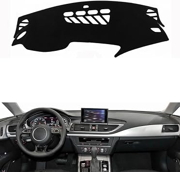 Fit for Audi S7 RS7 2014-2018 LHD, Dash Cover, Sun Protection Car Dash Covers, Black Interior Dash Covers, Easy to Use
