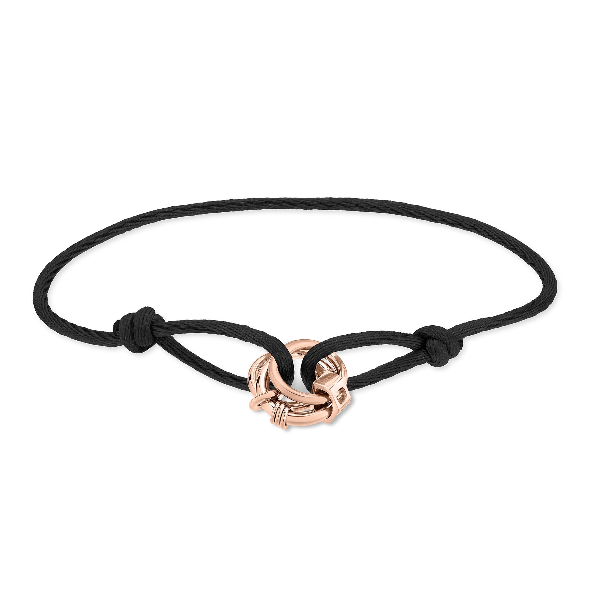 LIEBESKIND BERLIN Damen Schmuck - Die Lora-Serie inspiriert von der Hardware der Liebeskind Taschendesigns - Kette, Ohrringe & Armband mit ineinander verschlungenen Ringen aus Edelstahl in Silber, Gold & Roségold