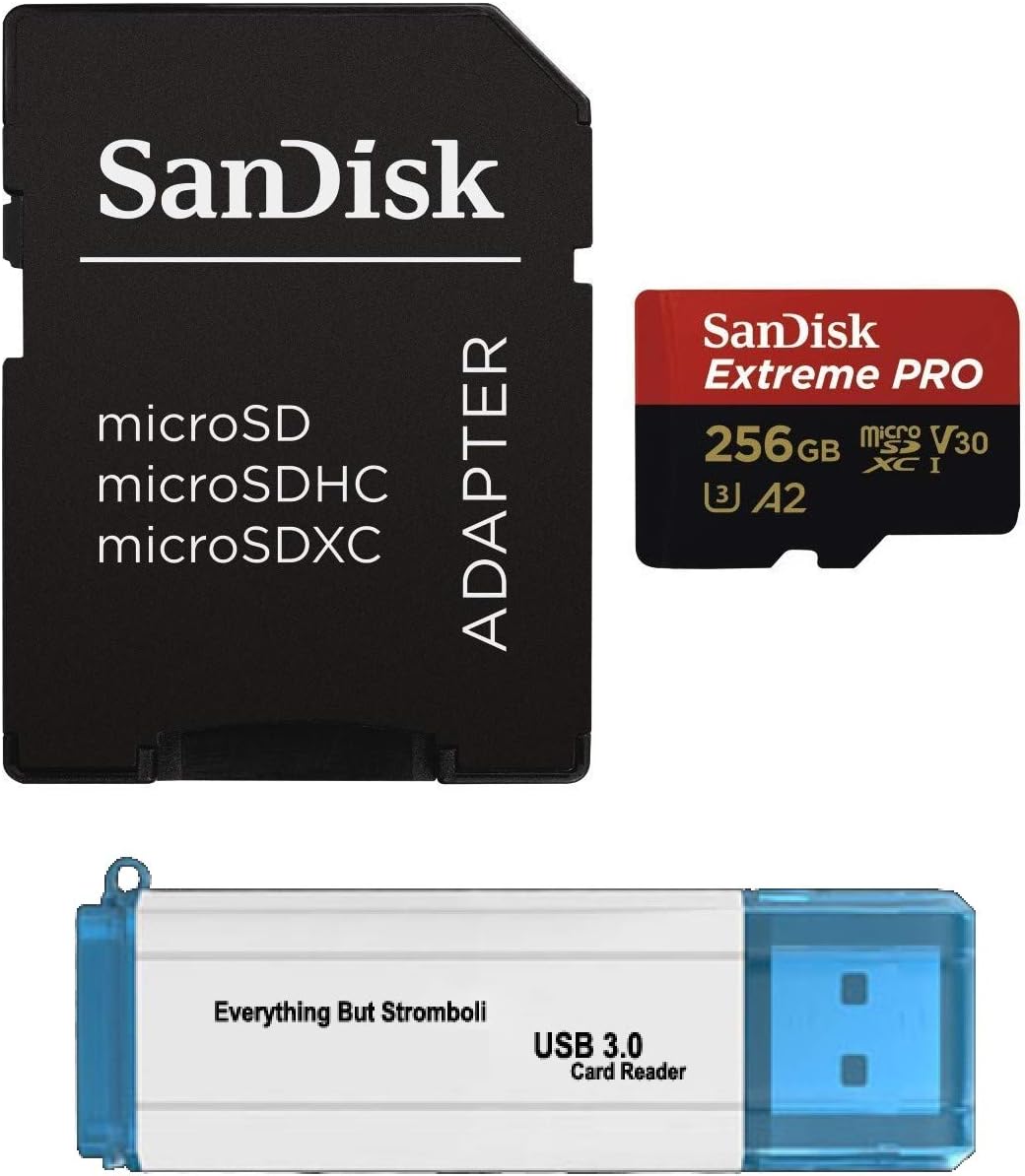 Amazon.com: SanDisk 256GB Micro SDXC Extreme Pro Memory Card Works with ...